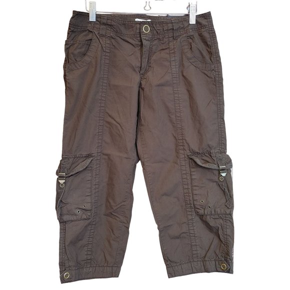 Gap Surplus Pants - Gap Surplus Women's Brown Cargo Capri Pants 6